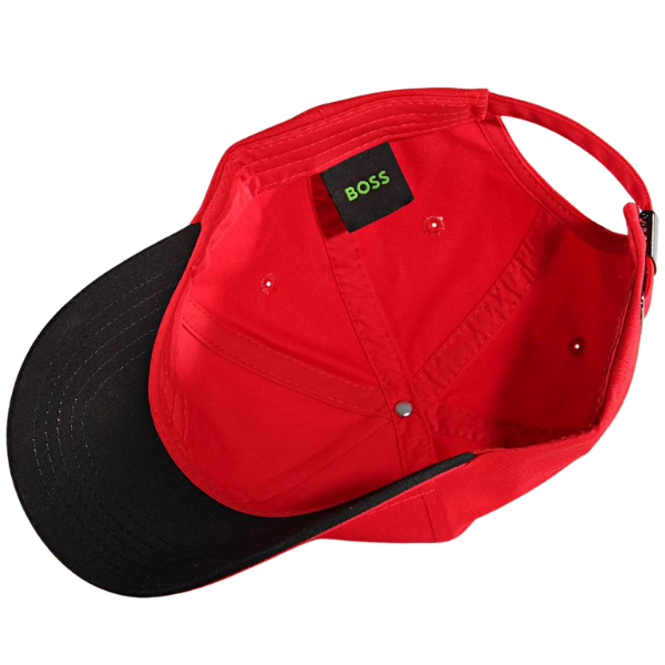 BONE BOSS CAP BOLD CURVED VERMELHO