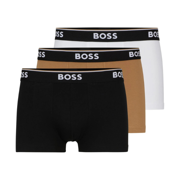 CUECA BOSS TRUNK 3P POWER