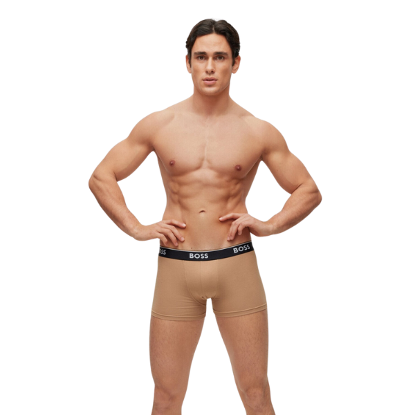 CUECA BOSS TRUNK 3P POWER