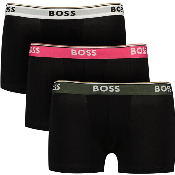 CUECA BOSS TRUNK 3P POWER