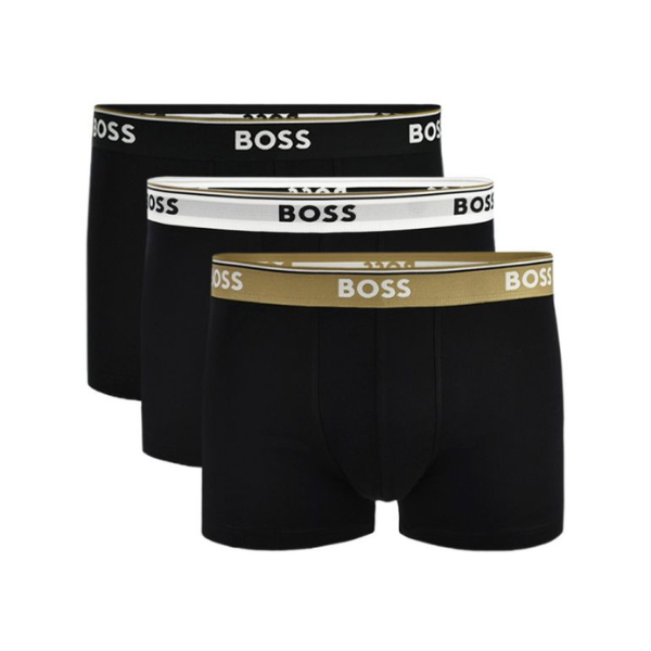 CUECA BOSS TRUNK 3P POWER